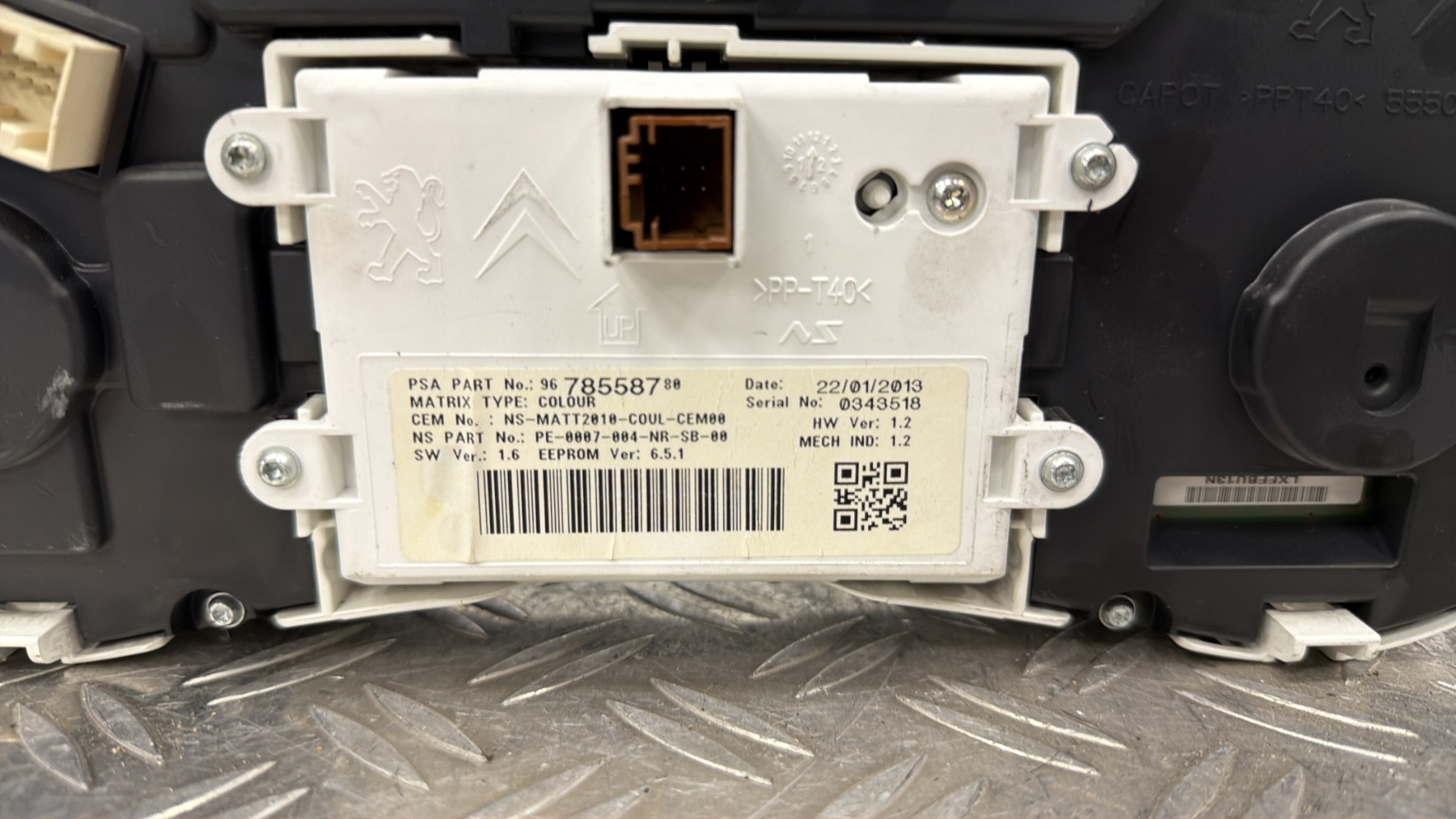 Compteur PEUGEOT 508 1 PHASE 1 – 9678558780
