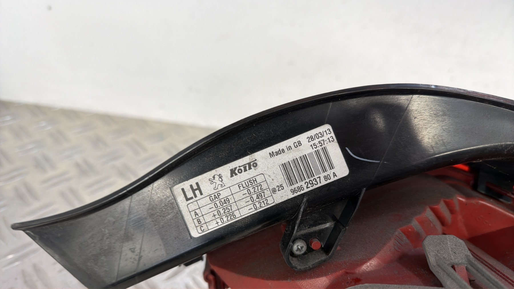 Feu arriere principal gauche (feux) PEUGEOT 508 1 PHASE 1 – 9686293780