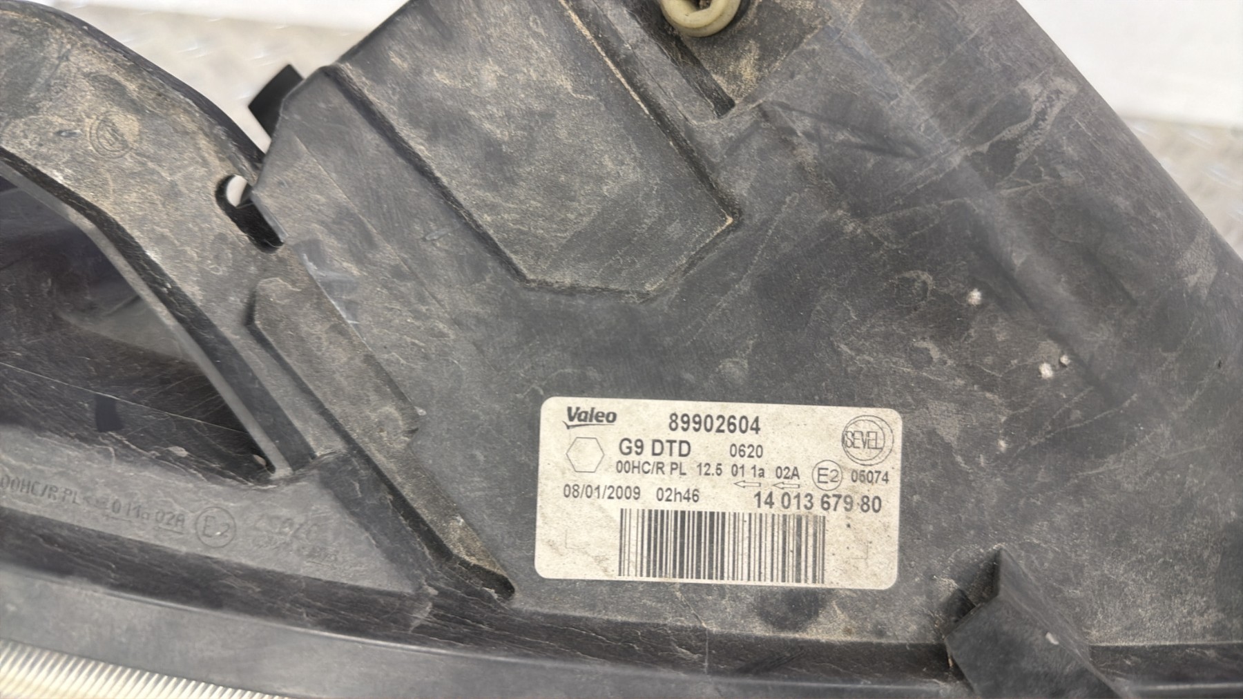 Optique avant principal droit (feux)(phare) PEUGEOT EXPERT 2 – 89902604