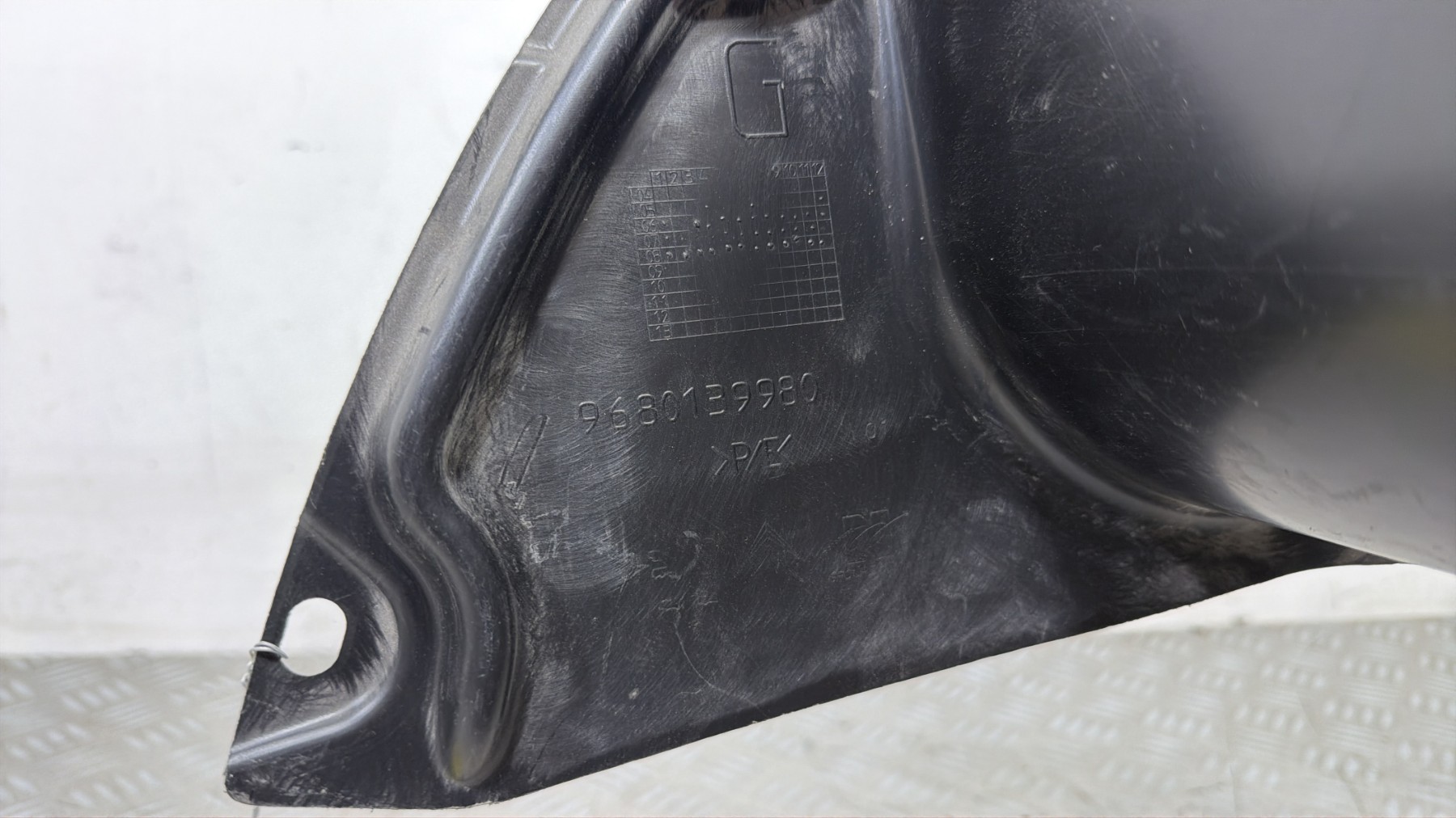 Pare boue arriere gauche PEUGEOT 207 PHASE 2 – 9680139980