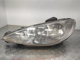 Optique avant principal gauche (feux)(phare) PEUGEOT 206 PHASE 2 – 00006204S9
