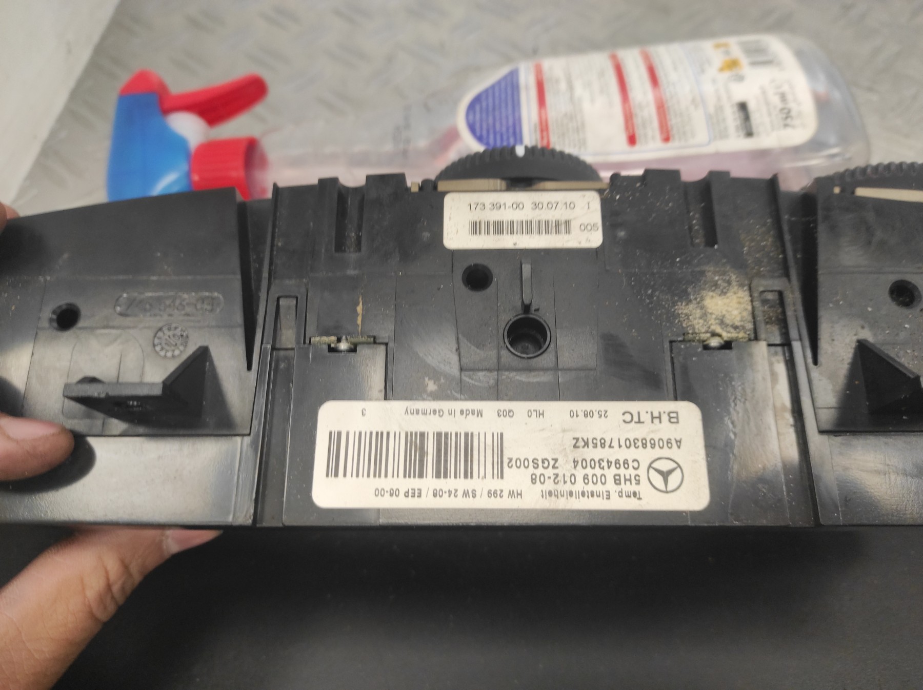 Commande chauffage MERCEDES SPRINTER 2 PHASE 1 – a9068301785kz