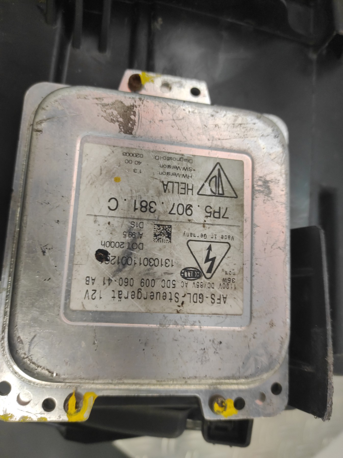 Optique avant principal gauche (feux)(phare) PORSCHE CAYENNE – 7L5941031D