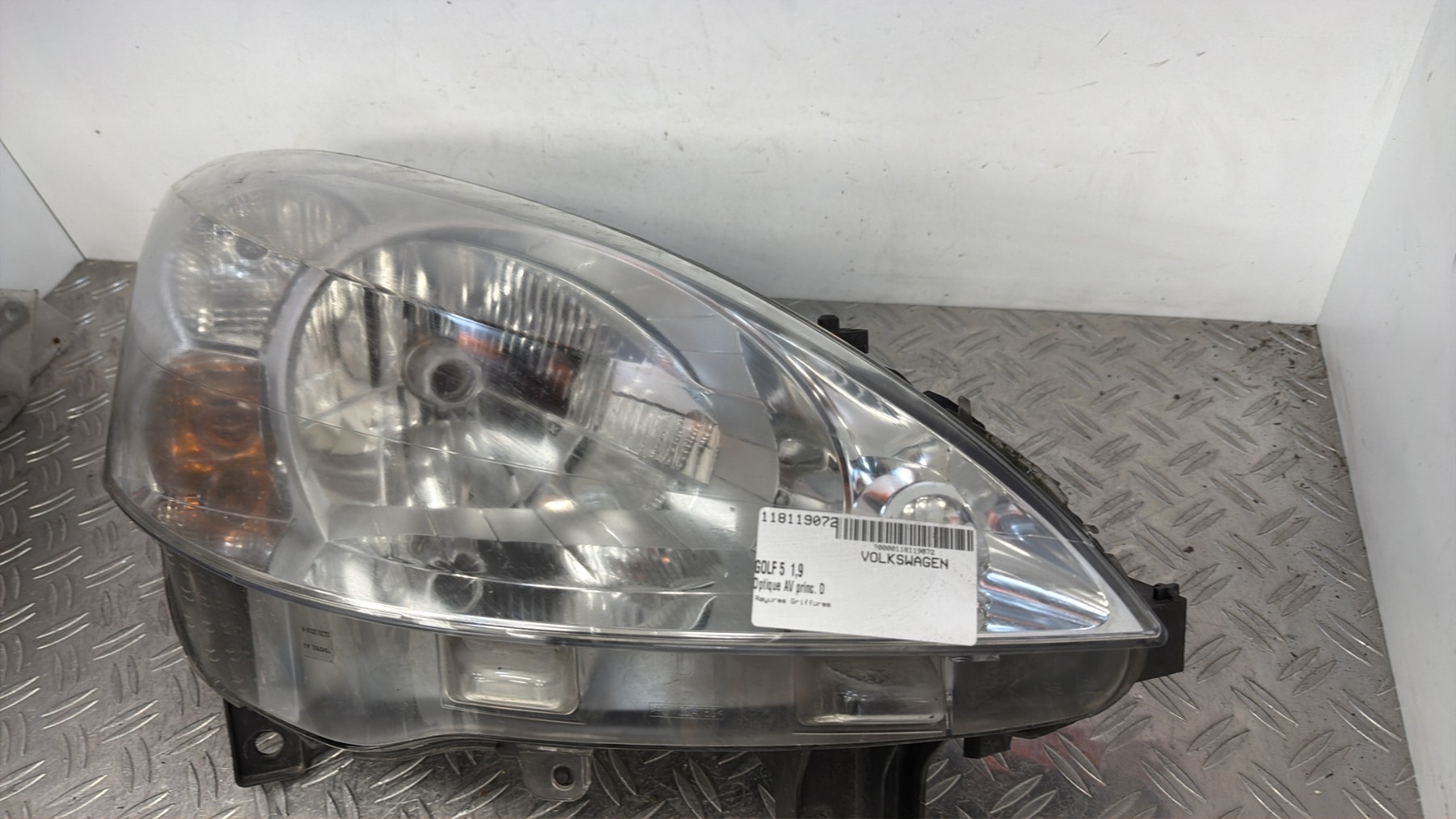 Optique avant principal droit (feux)(phare) PEUGEOT PARTNER 2 PHASE 1