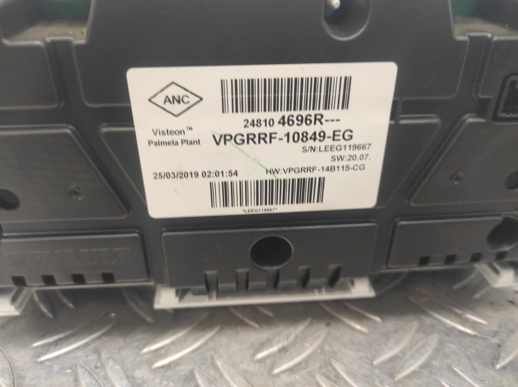 Compteur RENAULT CLIO 4 PHASE 2 – 248104696R