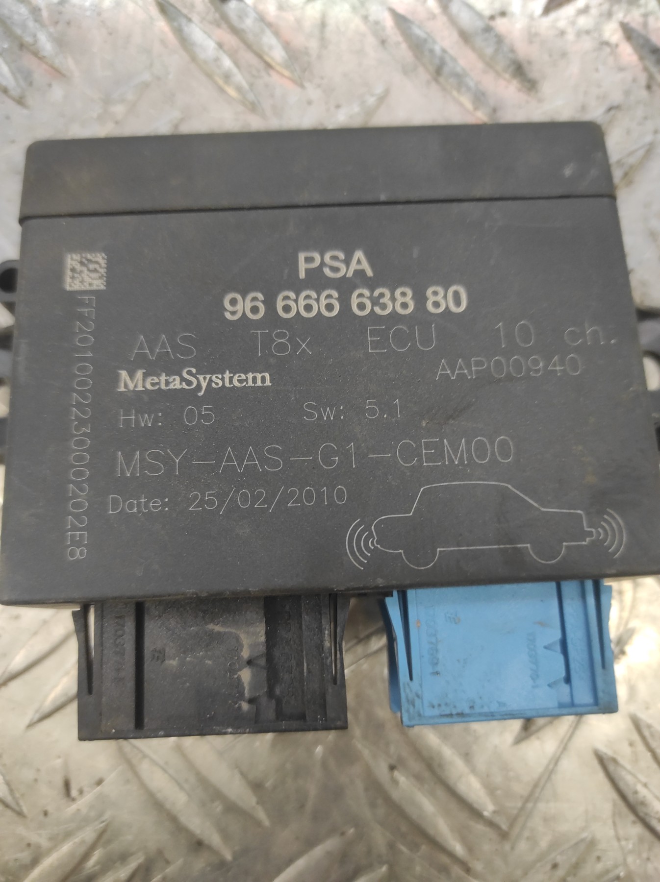 Module électronique PEUGEOT 3008 1 PHASE 1 – 9666663880