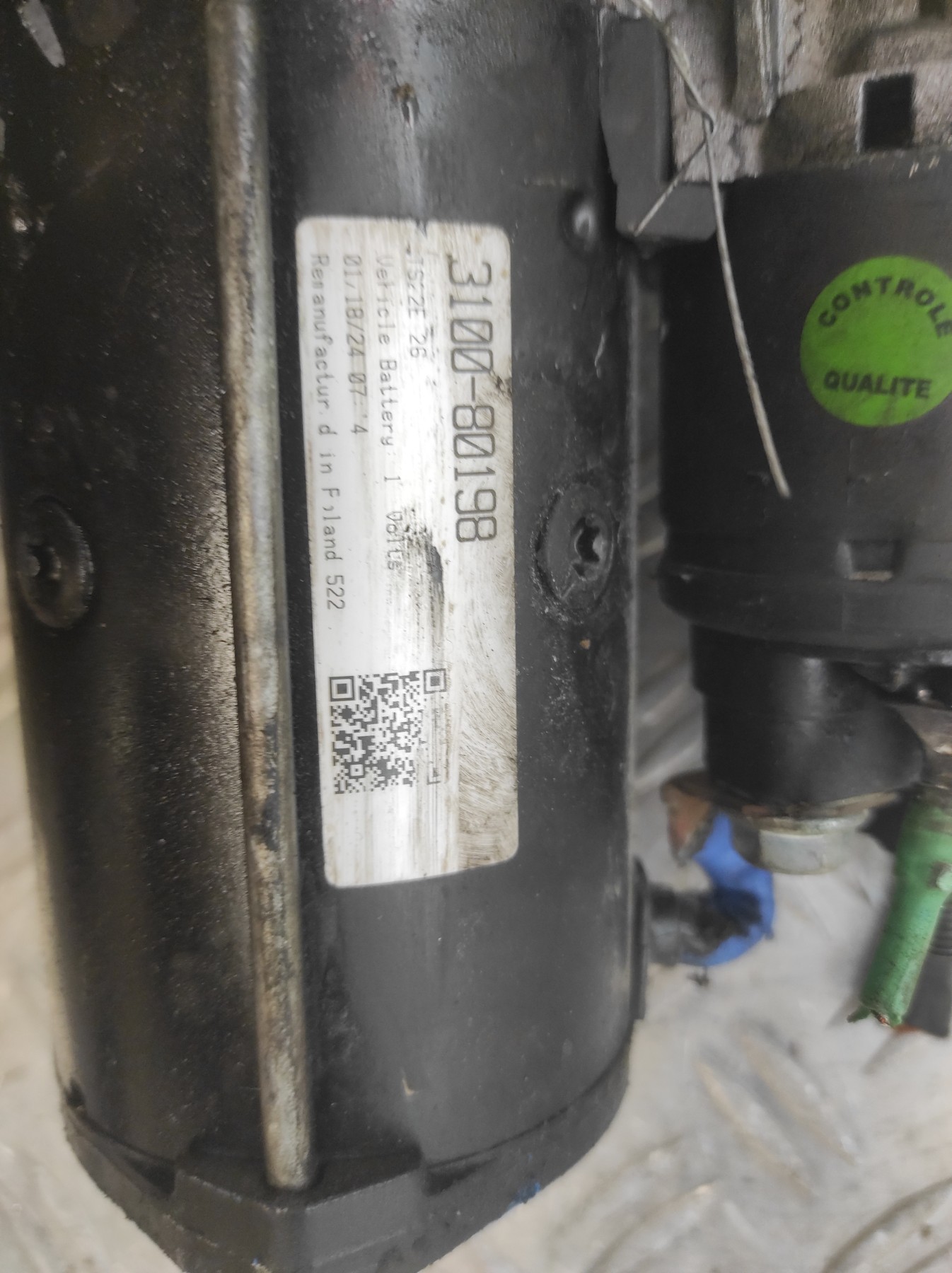 Demarreur PEUGEOT PARTNER 2 PHASE 2 – 310080198