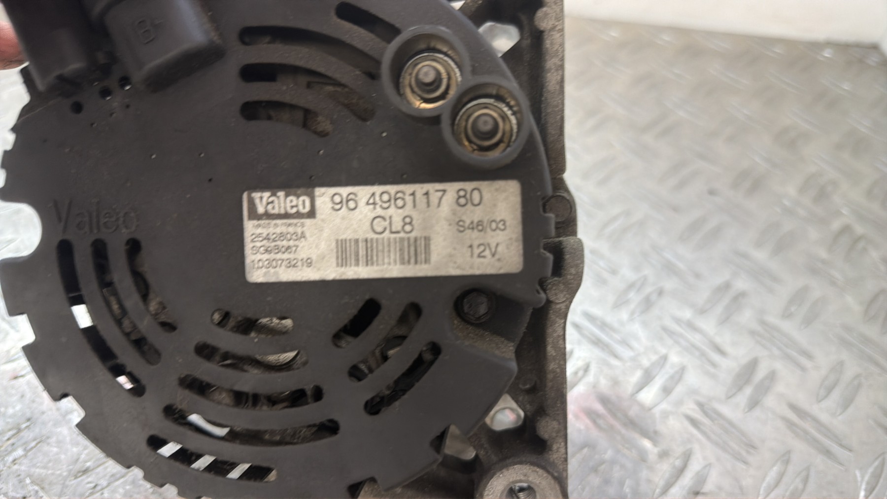 Alternateur PEUGEOT 307 PHASE 1 – 9649611780