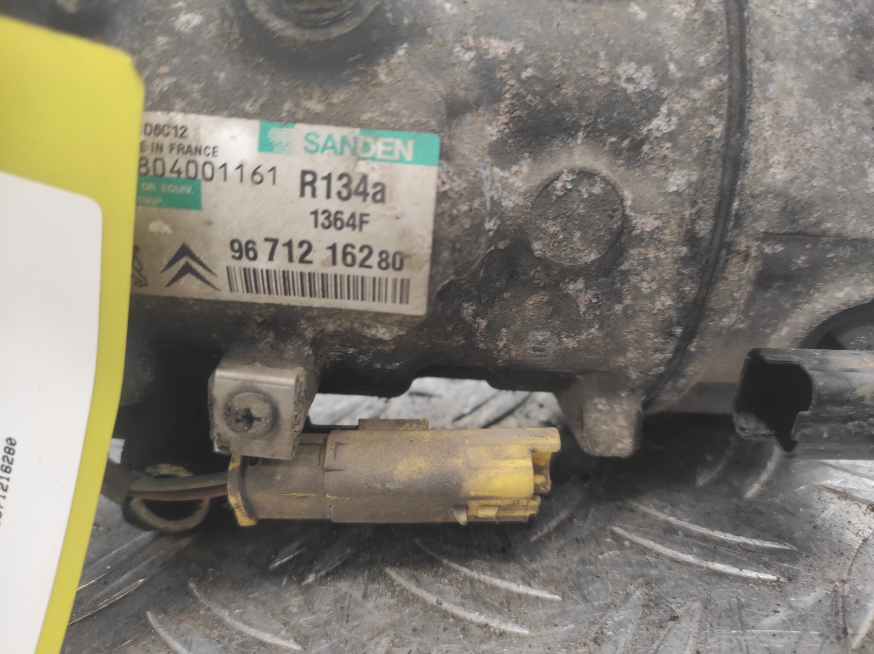 Compresseur clim PEUGEOT 207 PHASE 2 – 9671216280