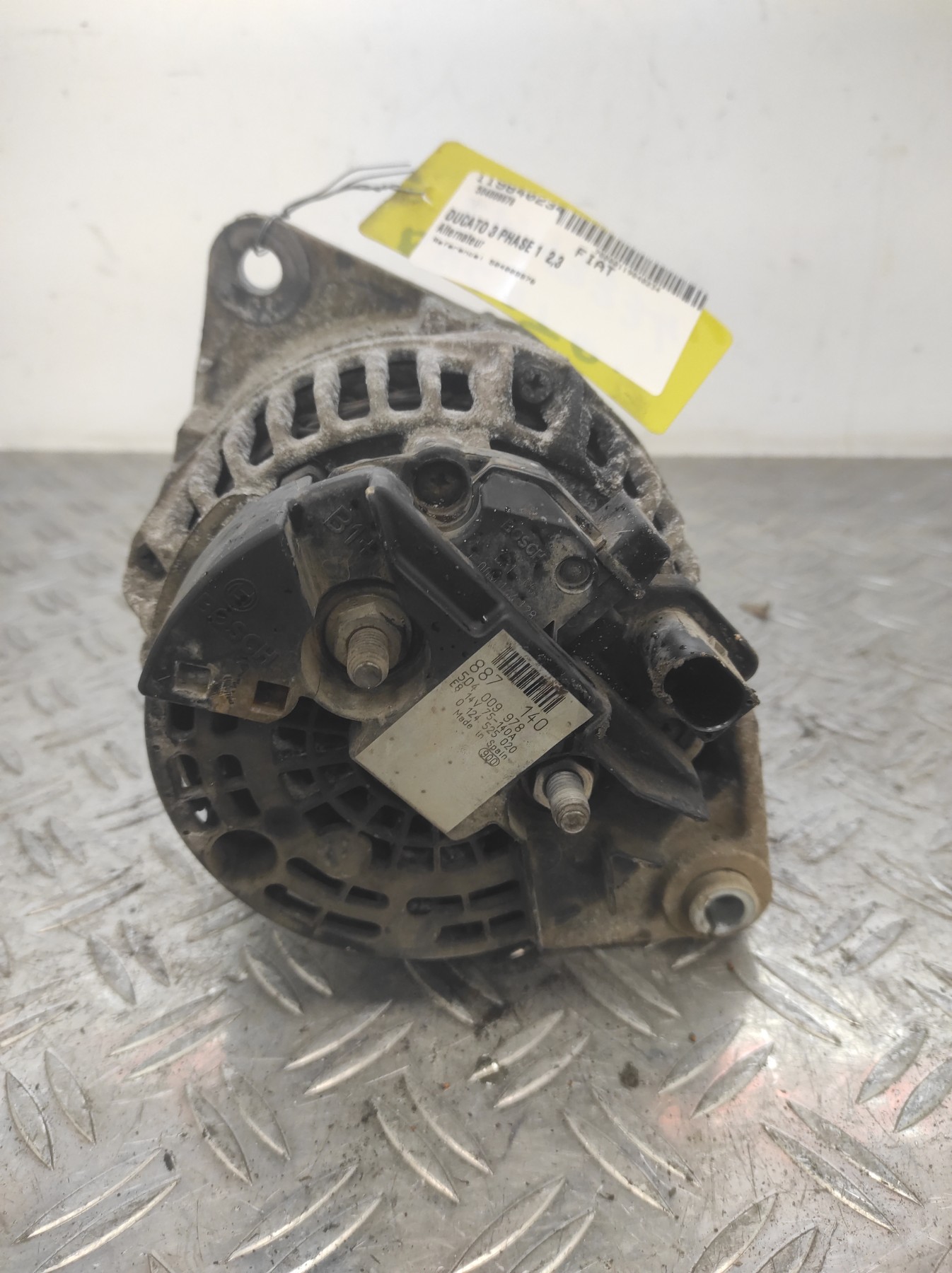 Alternateur FIAT DUCATO 3 PHASE 1 – 504009978