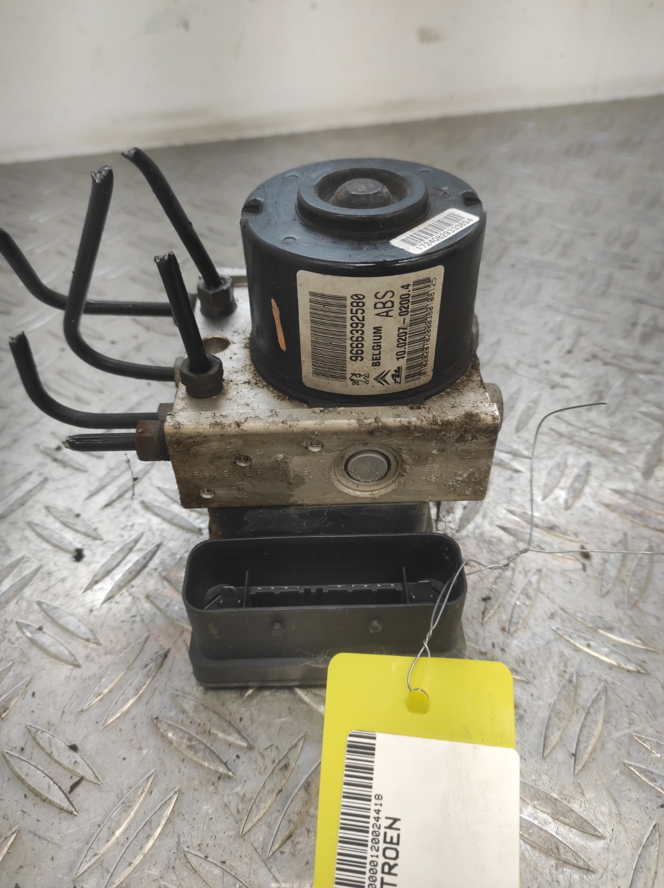 Bloc ABS (freins anti-blocage) CITROEN C3 PICASSO PHASE 1 – 9666392580