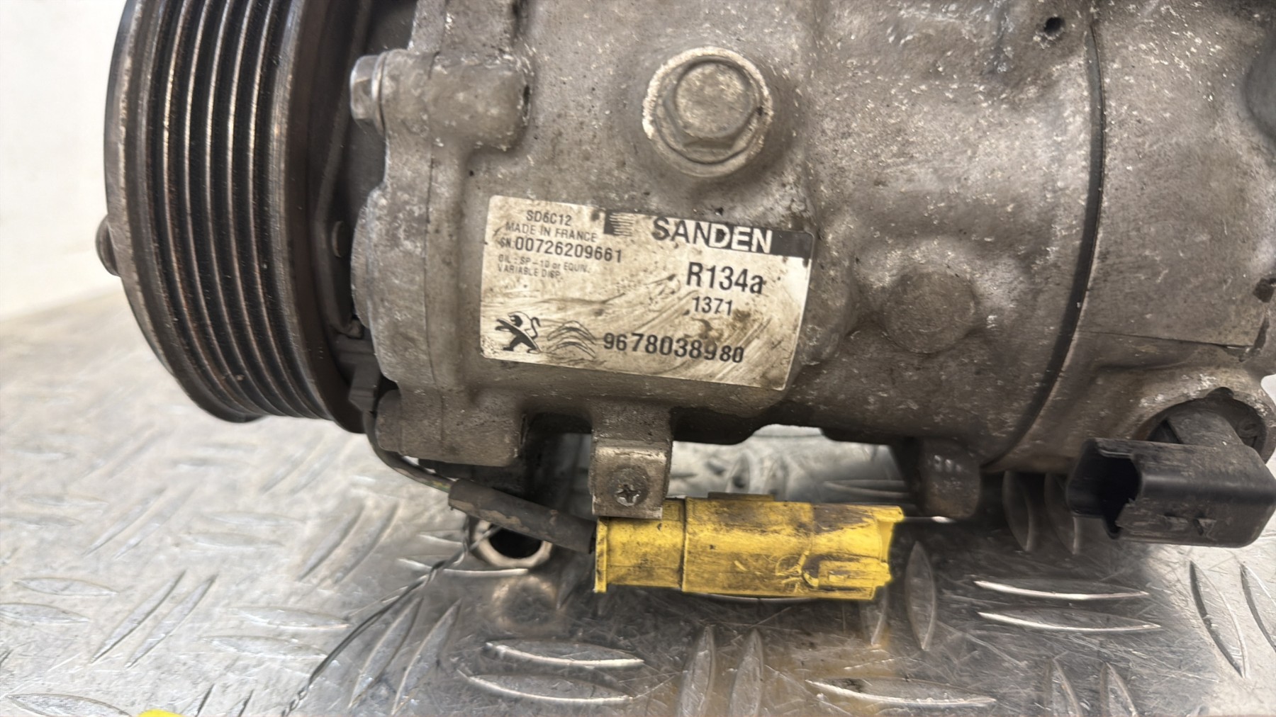 Compresseur clim PEUGEOT 508 1 PHASE 2 – 9678038980