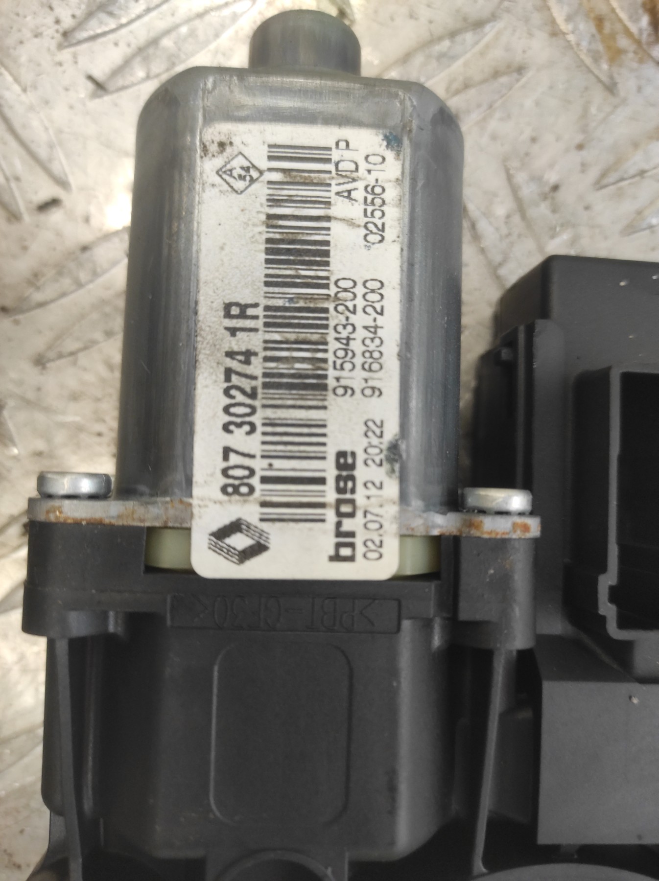 Moteur leve vitre avant droit RENAULT SCENIC 3 PHASE 2 – 807302741R