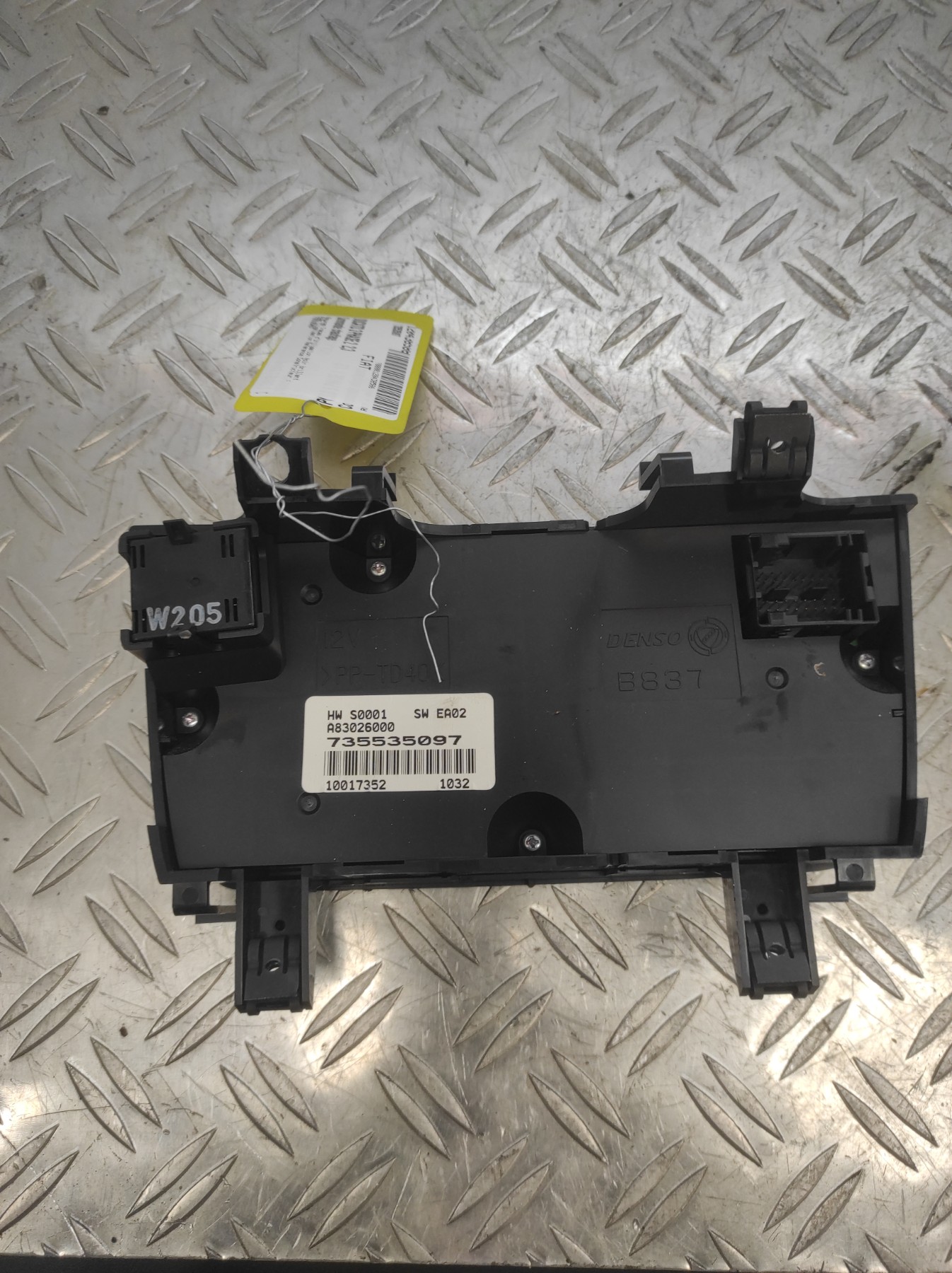 Commande chauffage FIAT DUCATO 3 PHASE 2 – 735535097