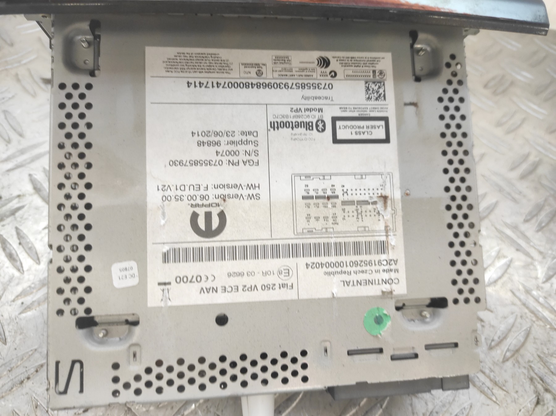 Autoradio d&rsquo;origine FIAT DUCATO 3 PHASE 2 – 7355857930