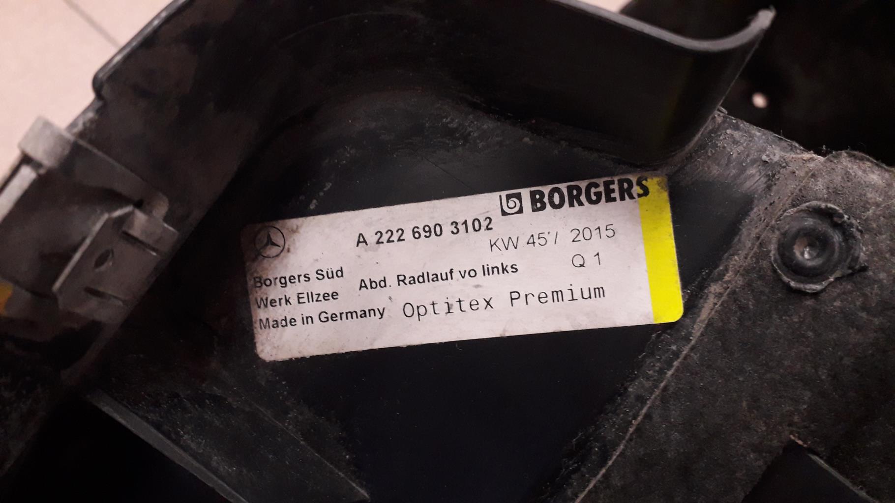 Pare boue avant gauche MERCEDES CLASSE S W220 – A2226903102