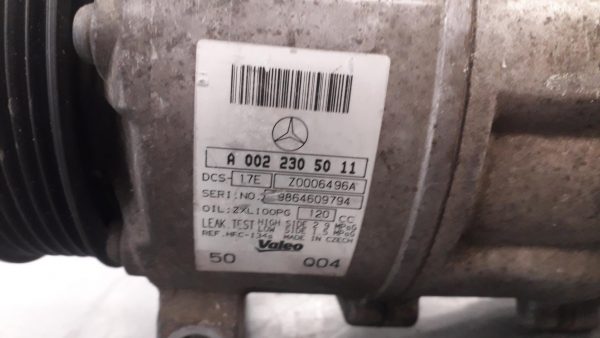 Compresseur clim MERCEDES CLASSE C 204 PHASE 1 – A0022305011