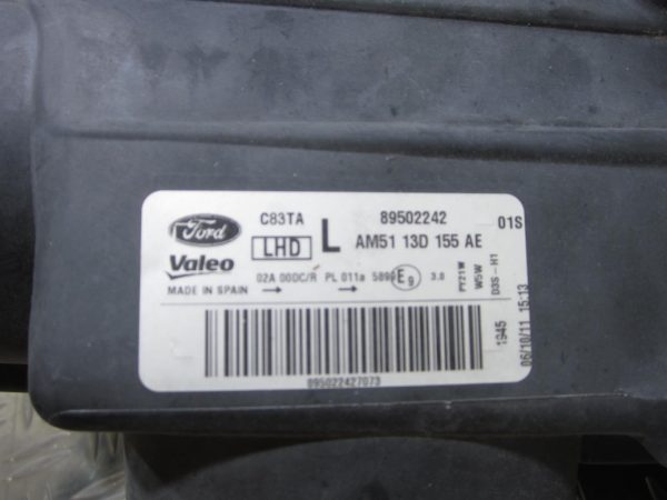 Optique avant principal gauche (feux)(phare) FORD C-MAX 2 – 89502242 / AM5113D155AE