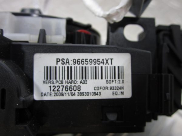 Com (Bloc Contacteur Tournant+Commodo Essuie Glace+Commodo Phare) Peugeot 308 1 SW – 96659954XT / 12276608