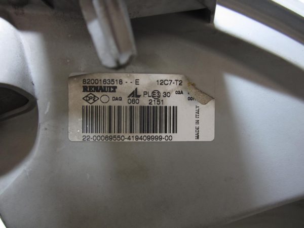 Optique avant principal droit (feux)(phare) RENAULT MASTER 2 PHASE 2- 8200163518