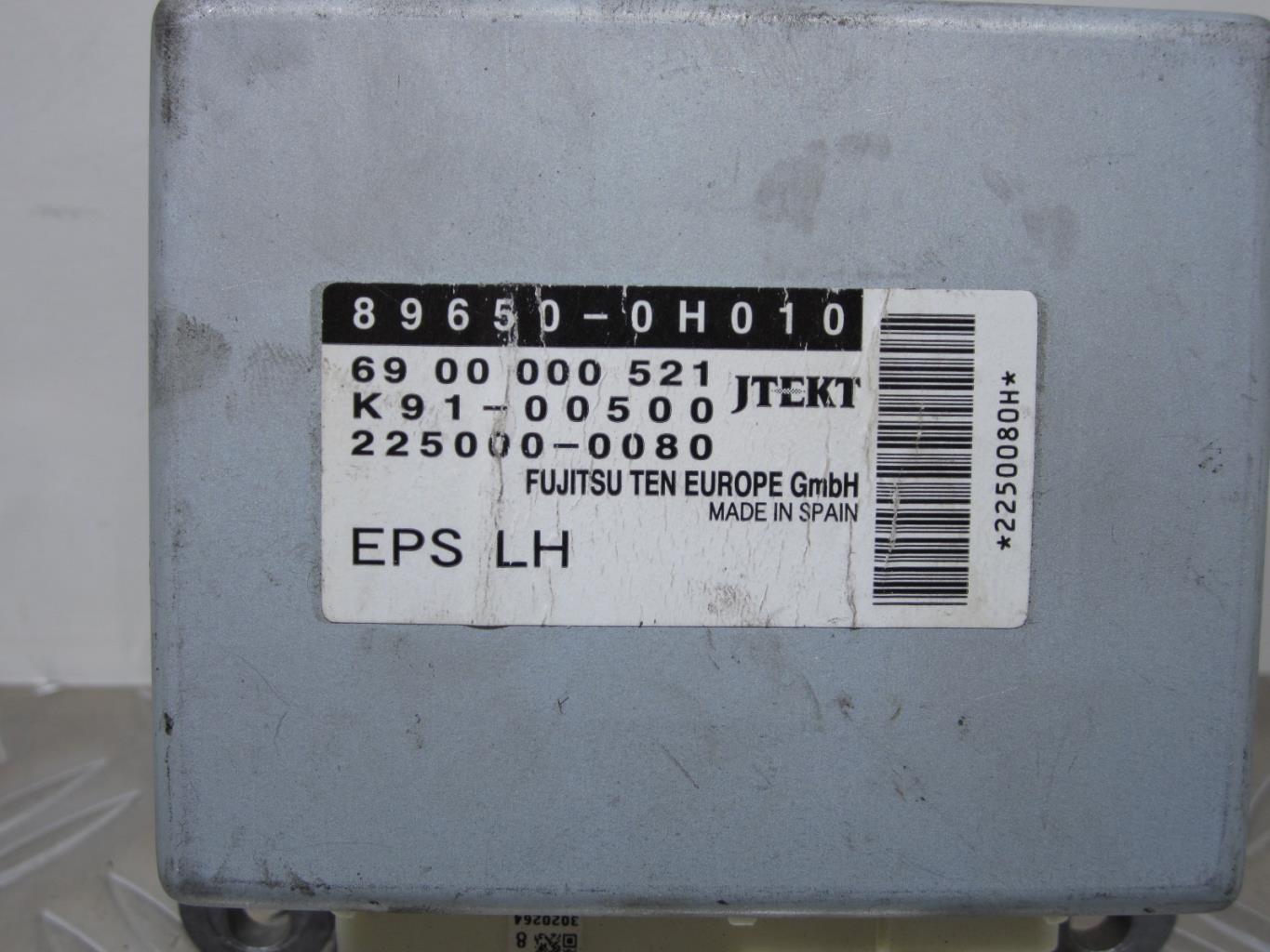 Boitier de direction TOYOTA AYGO 1 – 89650-0H010 / 6900000521 / K91-00500