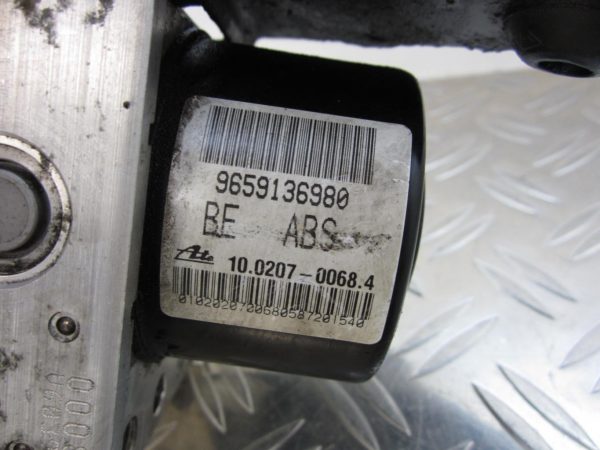 Bloc ABS (freins anti-blocage) PEUGEOT 207 – 9659136980