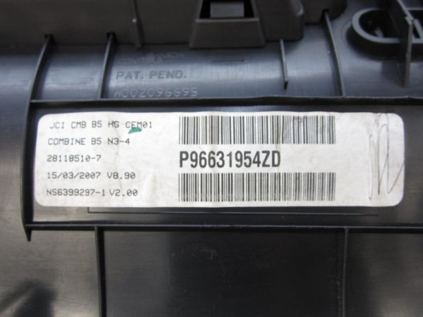 Compteur CITROEN C4 1 – P96631954ZD