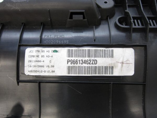 Compteur CITROEN C4 1 – P96613462ZD