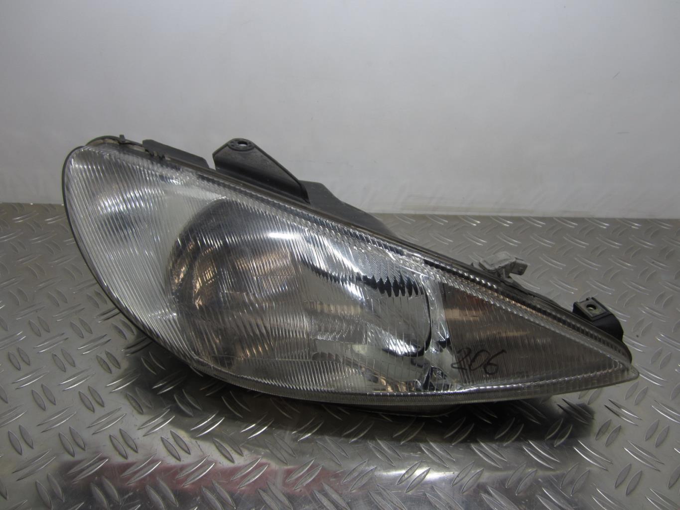 Optique avant principal droit (feux)(phare) PEUGEOT 206 PHASE 1 – 89001964 / 6205S7