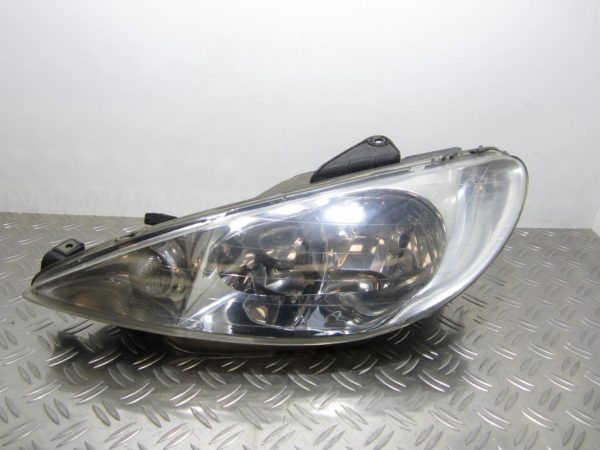 Optique avant principal gauche (feux)(phare) PEUGEOT 206 PHASE 2 – 9628666880
