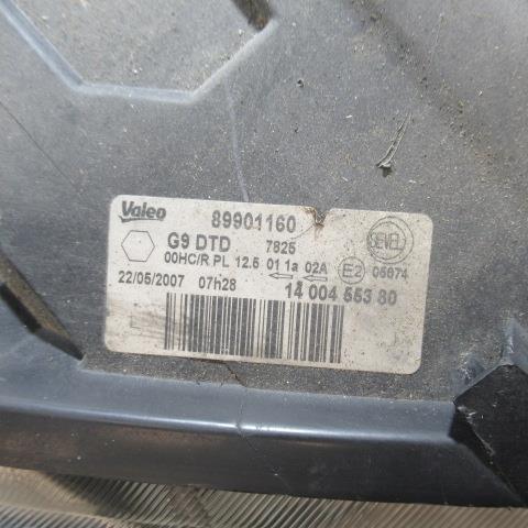 Optique avant principal droit (feux)(phare) CITROEN JUMPY 2 – 89901160