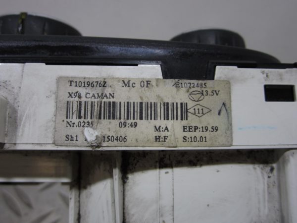 Commande chauffage RENAULT CLIO 4 PHASE 1 – 272705324R / T1019676Z