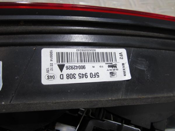 Feu arriere secondaire droit (feux) SEAT LEON 3 PHASE 1 – 5F0945308D