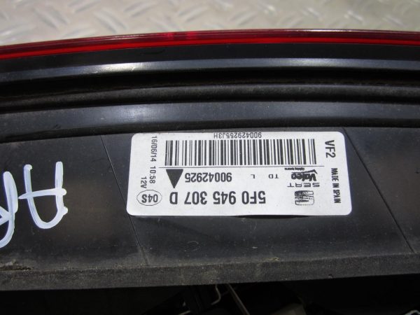 Feu arriere secondaire gauche (feux) SEAT LEON 3 PHASE 1 – 5F0945307D