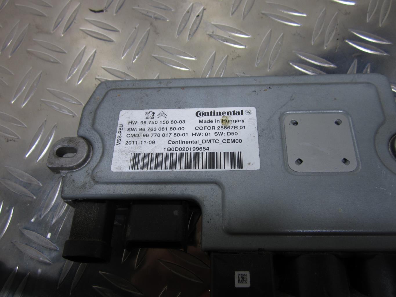 ECU start stop PEUGEOT 508 1 PHASE 1 – REF : 9677002780 / 9675015880