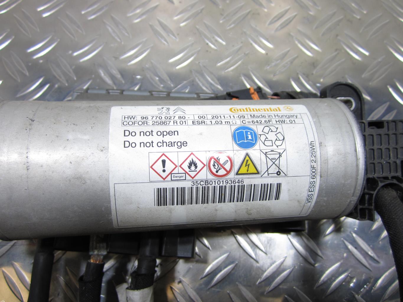 ECU start stop PEUGEOT 508 1 PHASE 1 – REF : 9677002780 / 9675015880