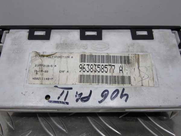 Afficheur PEUGEOT 406 PHASE 2 – 9638358577A / 9638358577