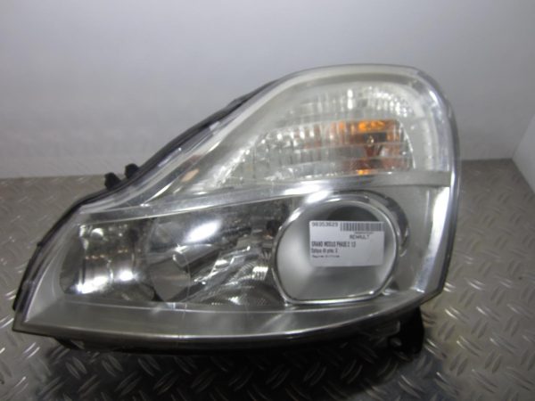 Optique avant principal gauche (feux)(phare) RENAULT GRAND MODUS PHASE 2 – 89316530