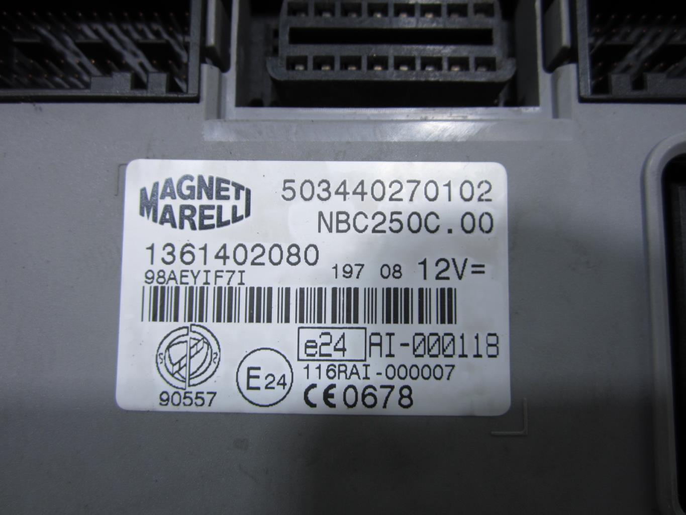 Boitier BSI FIAT DUCATO 3 PHASE 1 – 503440270102 / 1361402080