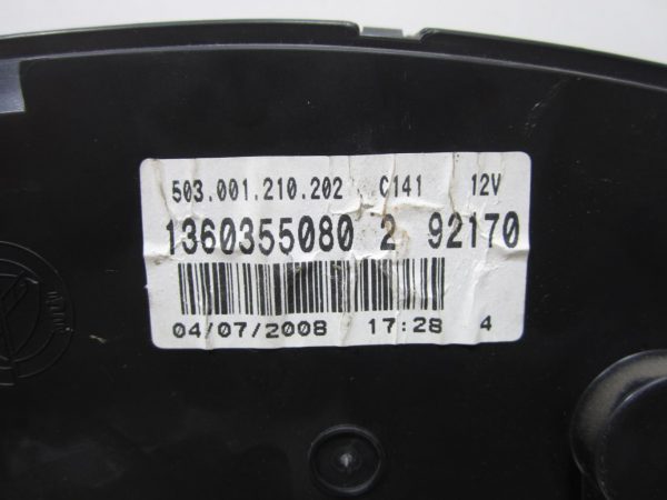 Compteur FIAT DUCATO 3 PHASE 1 – 1360355080