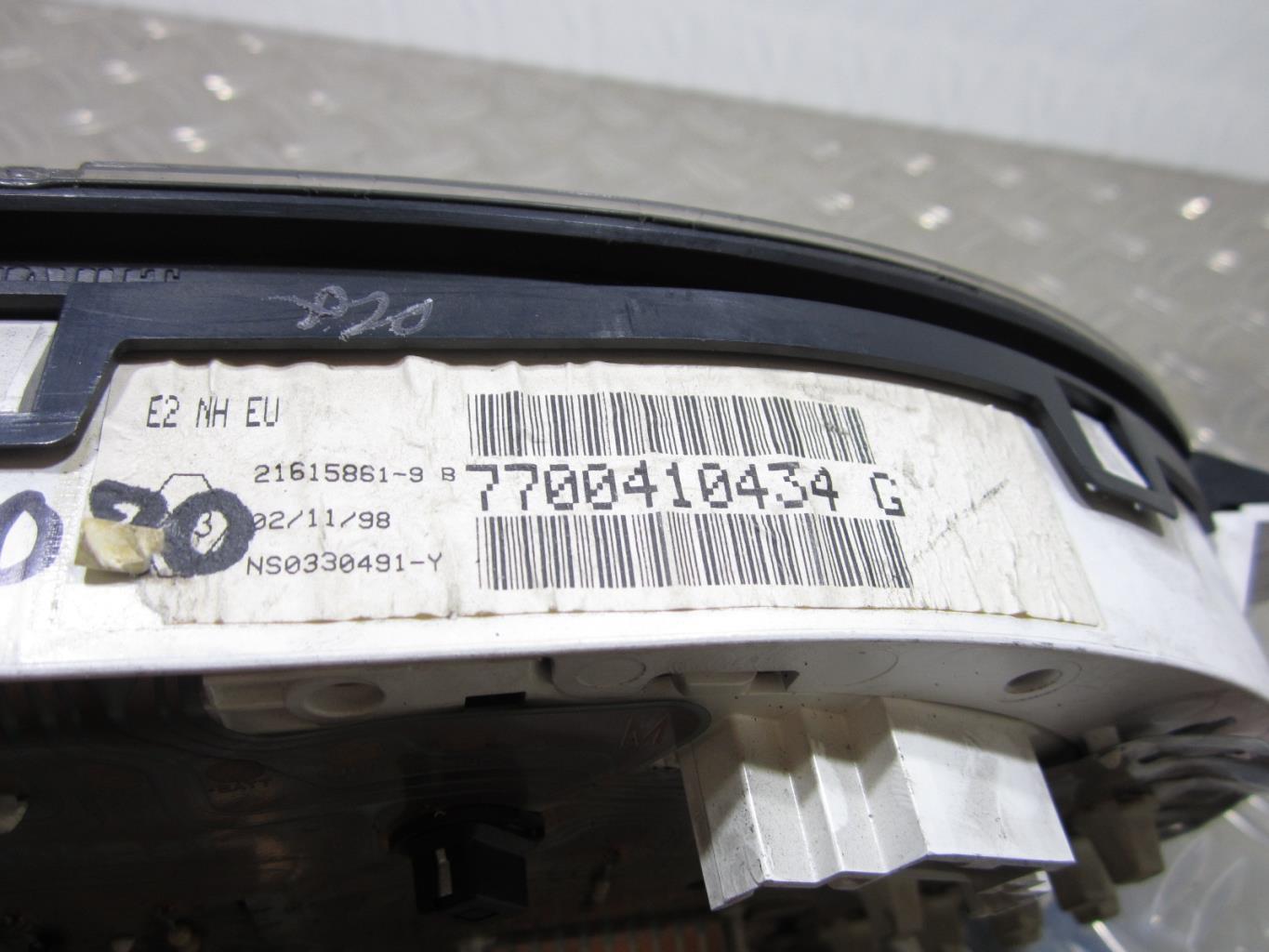Compteur RENAULT CLIO 2 PHASE 1 – 7700410434