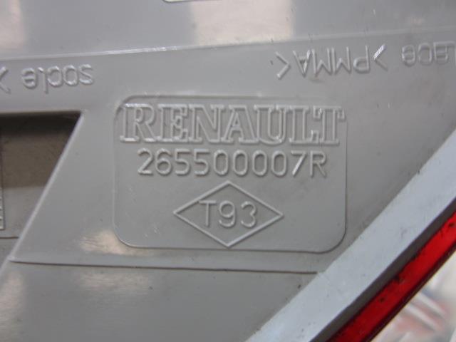 Feu arriere principal droit (feux) RENAULT MEGANE 3 PHASE 1 – 265500007R