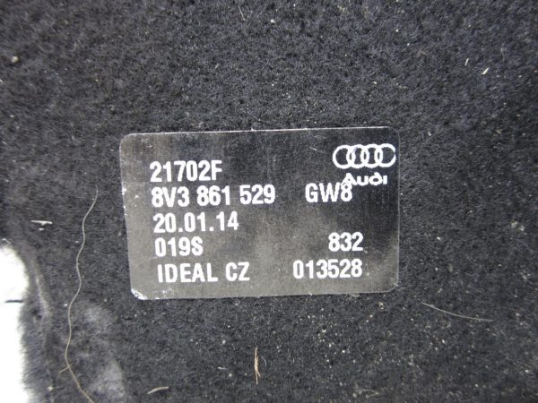 Tapis de coffre AUDI A3 3 PHASE 1 – 21702f