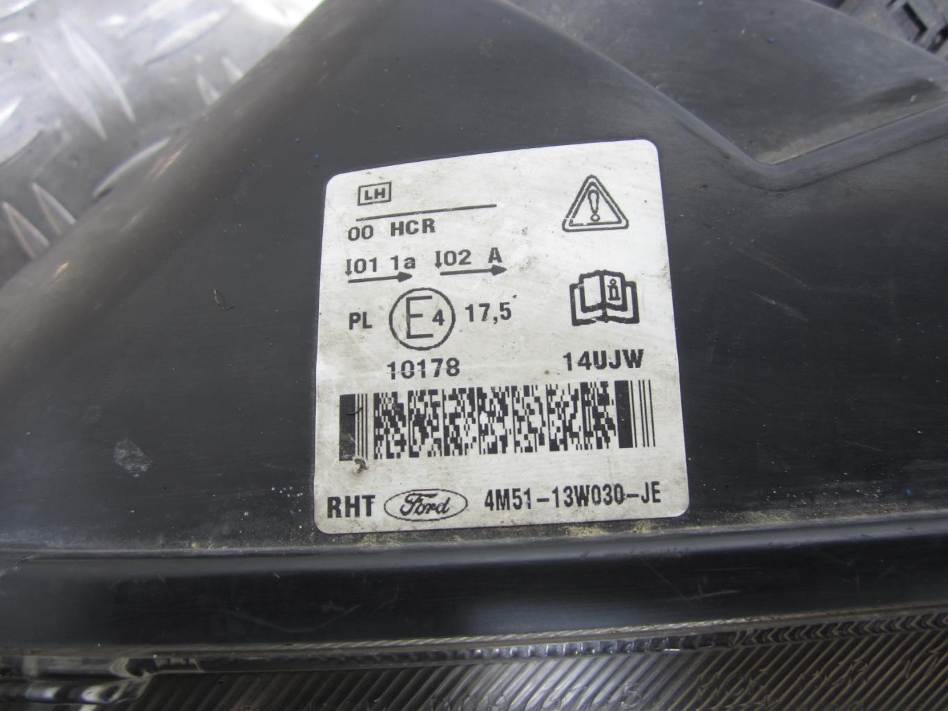 Optique avant principal gauche (feux)(phare) FORD FOCUS 2 PHASE 2 – 4M5113W030JE