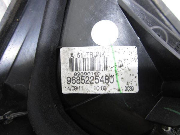 Catadioptre arriere droit CITROEN C3 2 PHASE 1 – 9685225480
