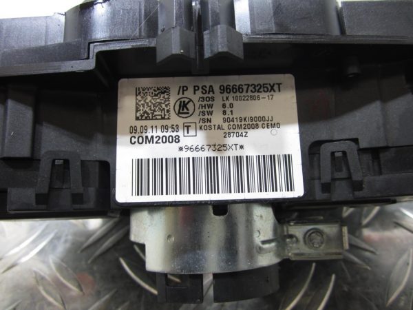 Com (Bloc Contacteur Tournant+Commodo Essuie Glace+Commodo Phare) CITROEN C3 2 PHASE 1