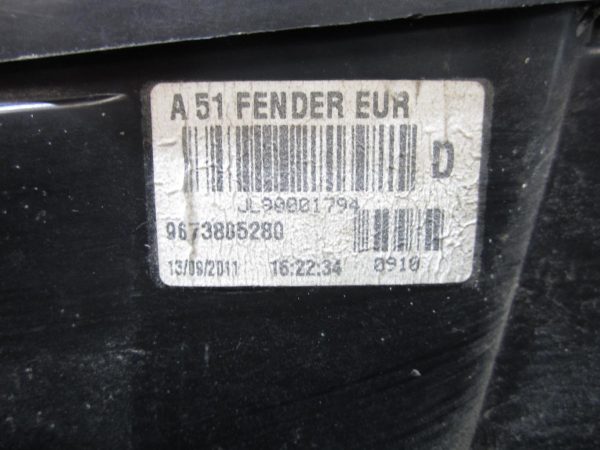Feu arriere principal droit (feux) CITROEN C3 2 PHASE 1 – 9673805280