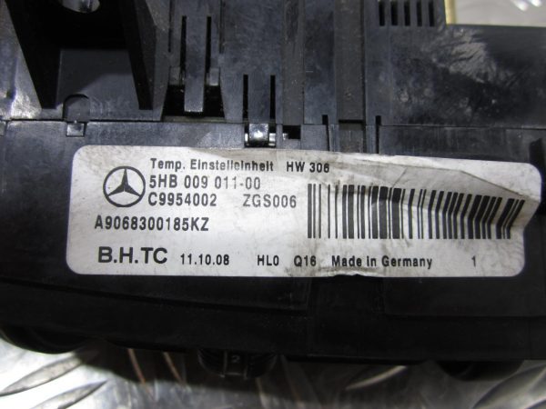Commande chauffage MERCEDES SPRINTER 2 PHASE 1 – A9068300185