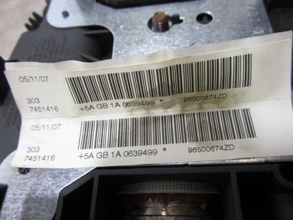 Air bag conducteur PEUGEOT 207 PHASE 2 – 96500674
