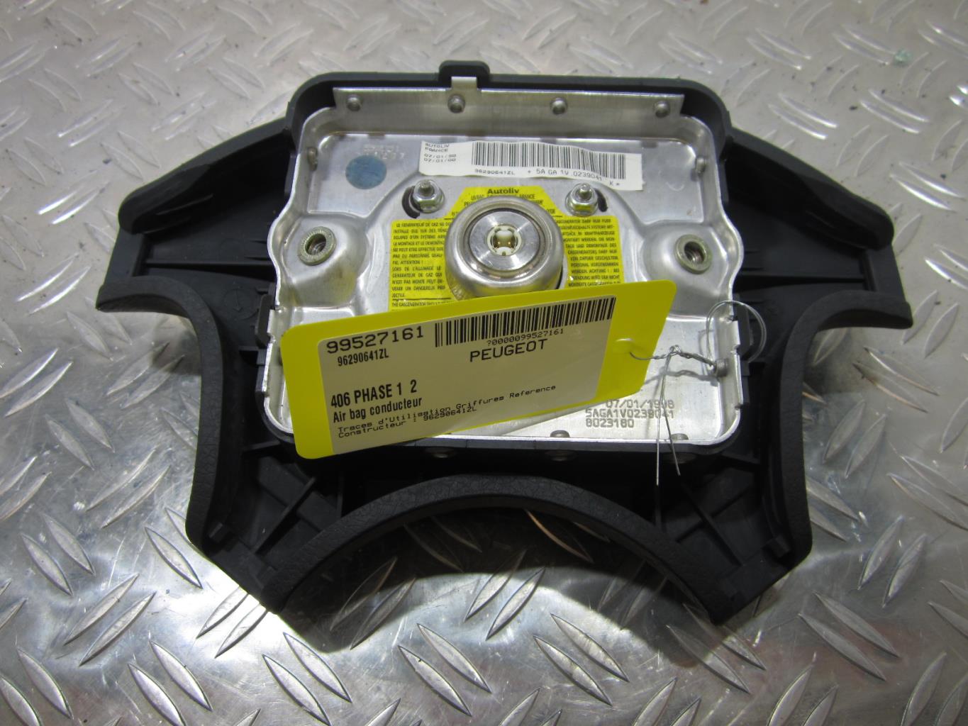 Air bag conducteur PEUGEOT 406 PHASE 1 – 96290641ZL